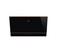 Campana de Cocina Pared Smeg 90 cm Extractora / Recirculación Dolce Stil Novo KV694R Negro