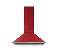Campana de Cocina Pared Smeg 90 cm Extractora / Recirculación Portofino KPF9RD Rojo