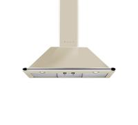 Campana de Cocina Pared Smeg 90 cm Extractora / Recirculación Victoria KT90PE Crema