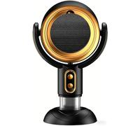 Campana de cocina portátil, ventilador extractor de escritorio para barbacoa interior y fondue, filtro extraíble y lavable amarillo