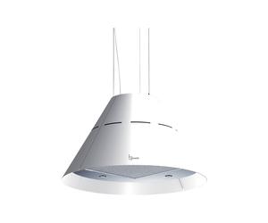 Campana de Cocina Suspendido Baraldi 60 cm Recirculación Eva 01EVAIS060WH80 Blanco
