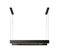 Campana de Cocina Suspendido Falmec 120 cm Recirculación Design Light CLTI20.E0P2#NRSN451F Negro