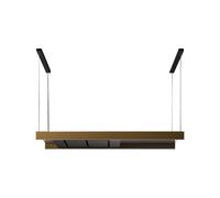 Campana de Cocina Suspendido Falmec 180 cm Recirculación Design Light CLTI80.E0P2#BRSN451F Bronze