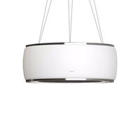 Campana de Cocina Suspendido Falmec 50 cm Recirculación Circle.Tech Soffio CSAI58.E0P7#ZZZF461F Vidrio Blanco Satinado