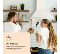 Campana de cocina Victoria 60 cm diseño retro 644,5m³/h 2 lámparas LED Klarstein