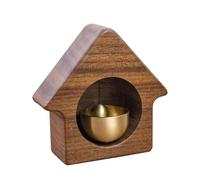 Campana De Comerciante De Madera - Timbre De Puerta De Latón Hecho A Mano, De Estilo, Alarma De Sonido De Entrada, Pieza Colgante Magnética | Campana De Timbre De Puerta Para Uso En Decoración