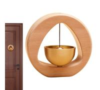 Campana de comerciante para Apertura de Puerta,Campana para Apertura de Puerta, Campanilla de Alerta de Entrada Campanilla Abierta de Puerta de Madera, imanes Decorativos de de Campanilla de