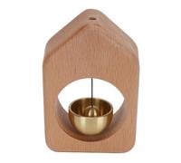 Campana de comerciante, Sonido Suave y Agradable, Madera, latón, Simple, Hermosa Campana de Apertura de Puerta para Tienda en casa
