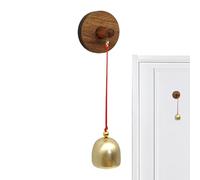 Campana de Comerciantes | Timbre de Madera para Puerta, Timbre Vintage único Autoadhesivo para Apertura de Puerta, Patio Trasero, Restaurante, Pegatina para, Porche y jardín