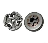 Campana de embrague resistente y conjunto de tambor para motosierras Cs-2511p Cs-2511t Cs-2511ts Cs-2511tes Mango superior Reemplazo Parte A056000830 A556001720 Construcción de metal Fácil de instalar