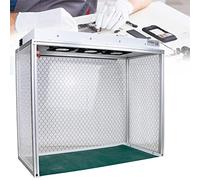 Campana De Flujo Laminar Vertical,Banco De Flujo De Aire Limpio Con Tres Ventiladores,Filtro Hepa,Mesa De Trabajo De Flujo Laminar Vertical Libre De Polvo Con áRea De Trabajo De 24.4X12.2In,220V