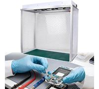 Campana De Flujo Laminar Vertical, Banco De Trabajo Limpio Con Flujo De Aire Y 3 Ventiladores, Con Filtro Eficiente Y Bajo Nivel De Ruido Para Reparación Y Taller De Pantallas LCD Y Teléfonos Móviles