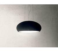 Elica Seashell Bl / F / 80 Campana Isla Dímer Neón Radio Negro Mate