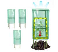 Campana de jardín | Jaula transpirable reutilizable | Protectores de plántulas de jardín, para cama elevada, parche de verduras, patio, , arándanos, flores, fresa