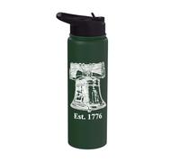 Campana de la Libertad Est. 1776 Stainless Steel Insulated Water Bottle