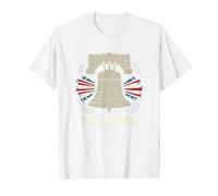 Campana de la Libertad Sigue sonando Camiseta, Hombre, Blanco, 5XL
