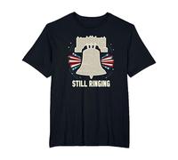 Campana de la Libertad Sigue sonando Camiseta, Hombre Tallas Grandes, Negro, 5X Alto