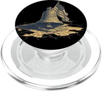 Campana de la Libertad simbólica en Disfraz de Colores de EE. UU PopSockets PopGrip para MagSafe