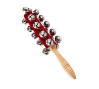 Campana de madera - 21 pequeños sonajeros agitadores Jingle Bells de 26,5 cm, juguete musical para de banco escolar | Niños y niñas Guardería Juega a percusión para el