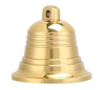 Campana de mano budista, campanas de latón Campana de meditación budista Campana de sonido claro budista Campana de mano taoísta de Feng Shui 1.5 pulgadas