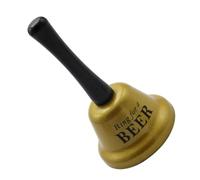 Campana de mano | Cascabeles de mano de metal antioxidante | Mango cómodo de agarre de mano timbre de llamada | Campanas de llamada divertidas para reuniones familiares, entrenamiento de mascotas,