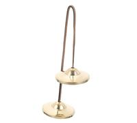 Campana de Mano de Cobre para Meditación y Yoga, Instrumento | Diseño Dorado, Acabado Artesanal, Uso en Diversas Ocasiones, Apta para Familia y Amigos