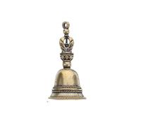 campana de mano de latón 5 uds campana de mano latón Ritual decoración llavero adornos campanas altar campanillas bruja