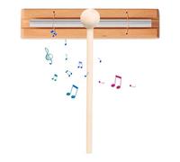 Campana de meditación, campanilla de percusión de madera, campanilla de meditación, campana de meditación para aula, relajación y atención plena, campana curativa para oración, yoga, curación,