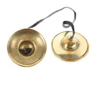 Campana de Meditación de Cobre Dorado, Instrumento Manual