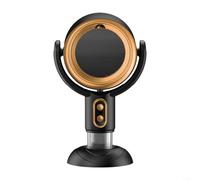 Campana de mesa compacta con purificador de aire de iones negativos, ventilador de 2 velocidades para cocina, filtro lavable y depósito de aceite, alimentado por USB para eliminar el humo en encimeras