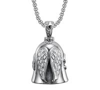 Campana de moto Angel Riding Bell, bicicleta fantasma Bell | portátil de la suerte del motorista, accesorios de moto, guardaprotección para conductores y ciclistas, metal antideslizante, fácil