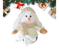 Campana de Navidad - de muñeco de Nieve con diseño Encantador, de Navidad, para la Familia, Fiestas en casa, Vacaciones de otoño, Puerta, Invierno y