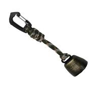 Campana de oso, decoración de campana de cuello de animal | Campanas de oso portátiles con silenciador, campana de supervivencia anti oso para senderismo, ciclismo, con función de silencio