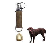 Campana de Oso Ruidoso: Campana de protección, Cencerro de Ciclismo con cordón y mosquetón, Equipo para Hacer Ruido Fuerte, campan de Advertencia para Acampar al Aire Libre | Herramientas de superviv