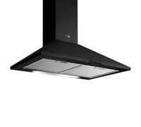 Campana de pared Certosa (Ancho: 60 cm, Máx. Potencia del ventilador en modo extracción: 395 m³/h, Negro)