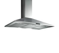 Campana de pared Certosa (Ancho: 90 cm, Máx. Potencia del ventilador en modo extracción: 392 m³/h, Acero inoxidable)