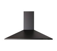 Campana de pared Karena (Ancho: 90 cm, Máx. Potencia del ventilador en modo extracción: 326,3 m³/h, Negro)