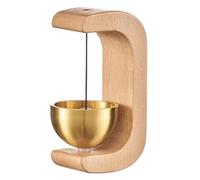 Campana de Puerta Tradicional Timbre magnético for puerta de comerciante, timbre frontal madera vintage, adorno colgante for apertura(Color 2)