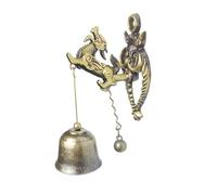 Campana de Puerta Tradicional Timbre retro, carillón de viento, timbre comerciante, aldaba for puerta almacén, entrada jardín, decoración del hogar(Style 3)