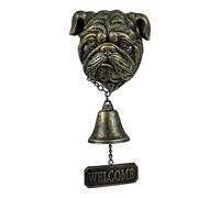 Campana de Puerta Tradicional Timbre vintage de bienvenida for perros, ideal for la entrada una casa campo, con letrero for comerciantes(Color 05)