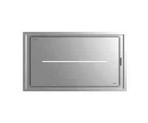 Campana De techo 86cm CATA 02111308 ISLA BENNU SLIM 900 X 6 niveles extracción Inox