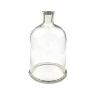 Campana de vidrio transparente espesado con tapón - Probador de base esmerilada y sellado al vacío (15 x 28 cm y 15 x 21 cm)(150mm-280mm)