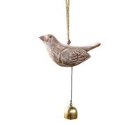 Campana de viento colibrí - Decoración rústica para exteriores, diseño móvil ligero, pieza decorativa para balcón, para el exterior de la casa | Sonido musical relajante para un Fr