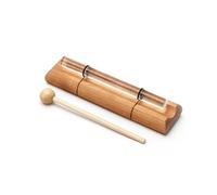Campana de viento hecha a mano de madera para curación de sonido, meditación y yoga, instrumento de percusión melódica con mazo