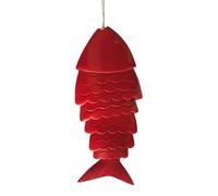 Campana de Viento Koi para Peces, carillón de Viento Creativo de Metal, carillón de Viento para jardín, decoración del hogar, al Aire Libre, y Alero, carillón de Viento de Metal para