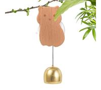 Campana de Viento para Puerta con succión, Campana para Comerciantes | Aldaba para Puerta de Entrada de pájaros | Campanas de Alerta con Ventosa para Puerta, Campanas de Puerta de Entrada de Ballena,