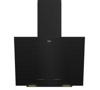 Campana decorativa beko bhca62442bbh con 3 velocidades 60 cm 408 m/h negro clase c