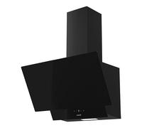 Campana decorativa Cata JUNO 6000 GBK - Cristal negro, 60 cm, táctil