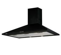 Campana extractora Cata OMEGA II 600 BK Conducción 60cm silenciosa con LED y filtros lavables