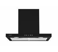 Campana decorativa cata s pro 6000 bk con 3 velocidades 60 cm 1027 m/h negro clase a